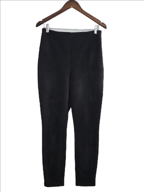 ARITZIA BABATON Black faux suede high waist skinny pants leggings